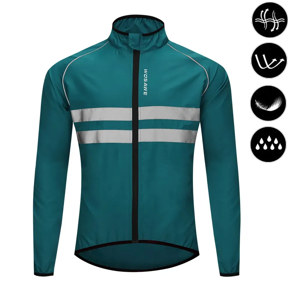 Men Cycling Windbreaker MTB Bicycle Long Sleeve Coat Water Resistant Outdoor Sport Jersey Bike Jacket Cycling Clothing