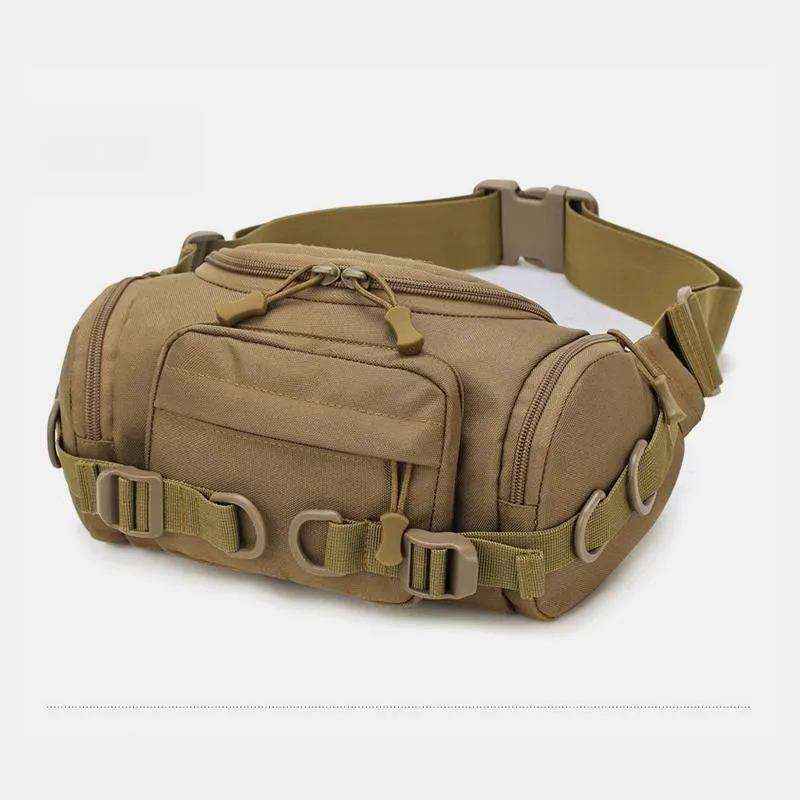 Men's Large Capacity Tactical Waist Bag Camouflage Military Waist Bag Shoulder Bag