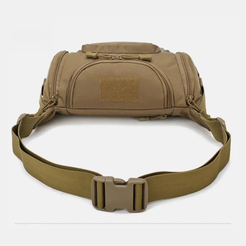 Men's Large Capacity Tactical Waist Bag Camouflage Military Waist Bag Shoulder Bag