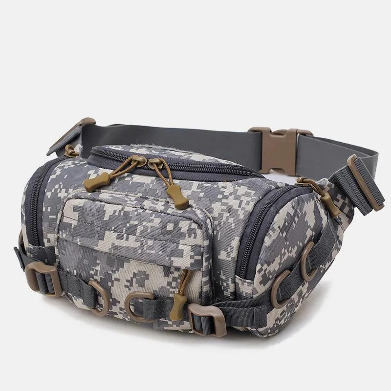 Men's Large Capacity Tactical Waist Bag Camouflage Military Waist Bag Shoulder Bag