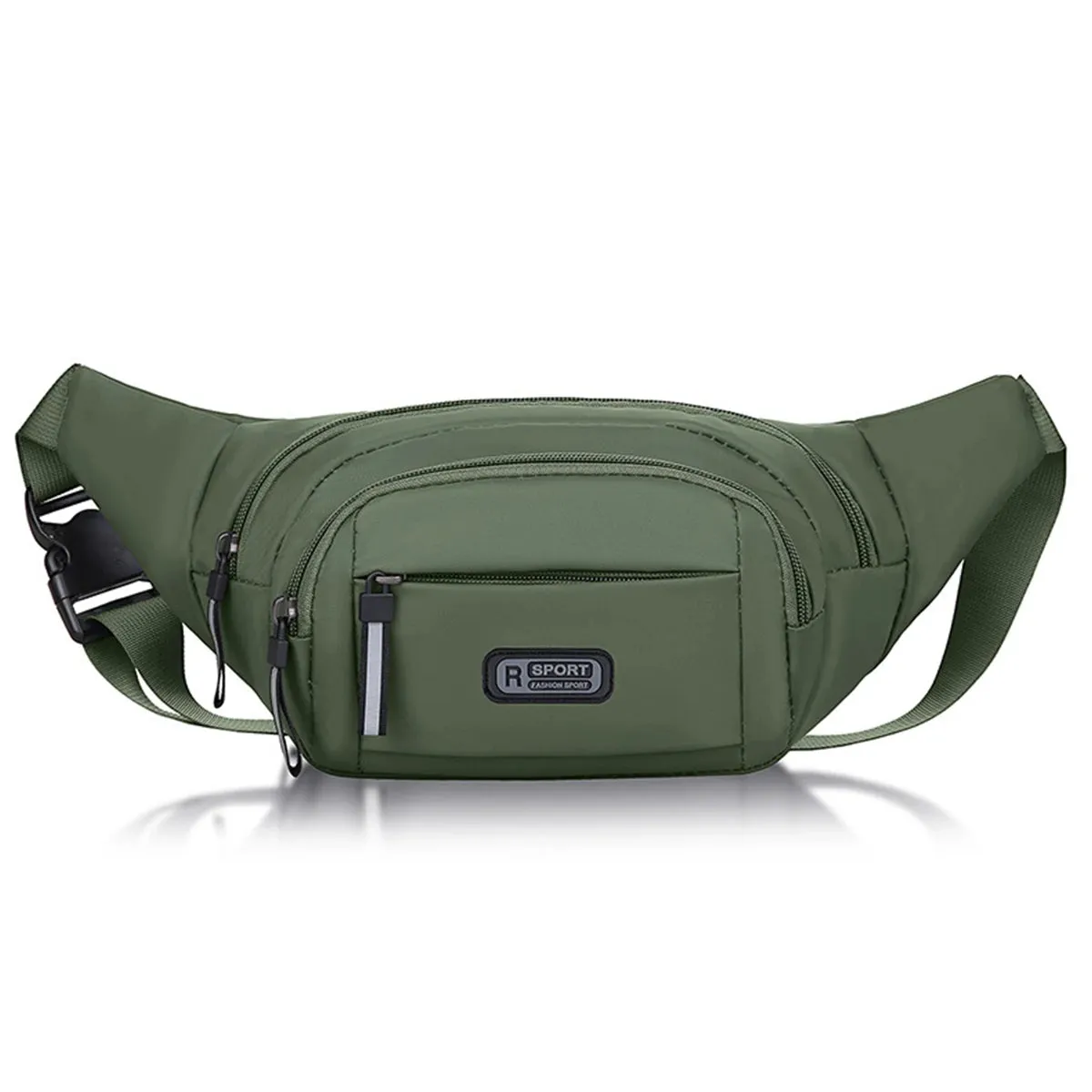 Men's Ultra-Thin Anti-Theft Canvas Waistpack for Running & Sports