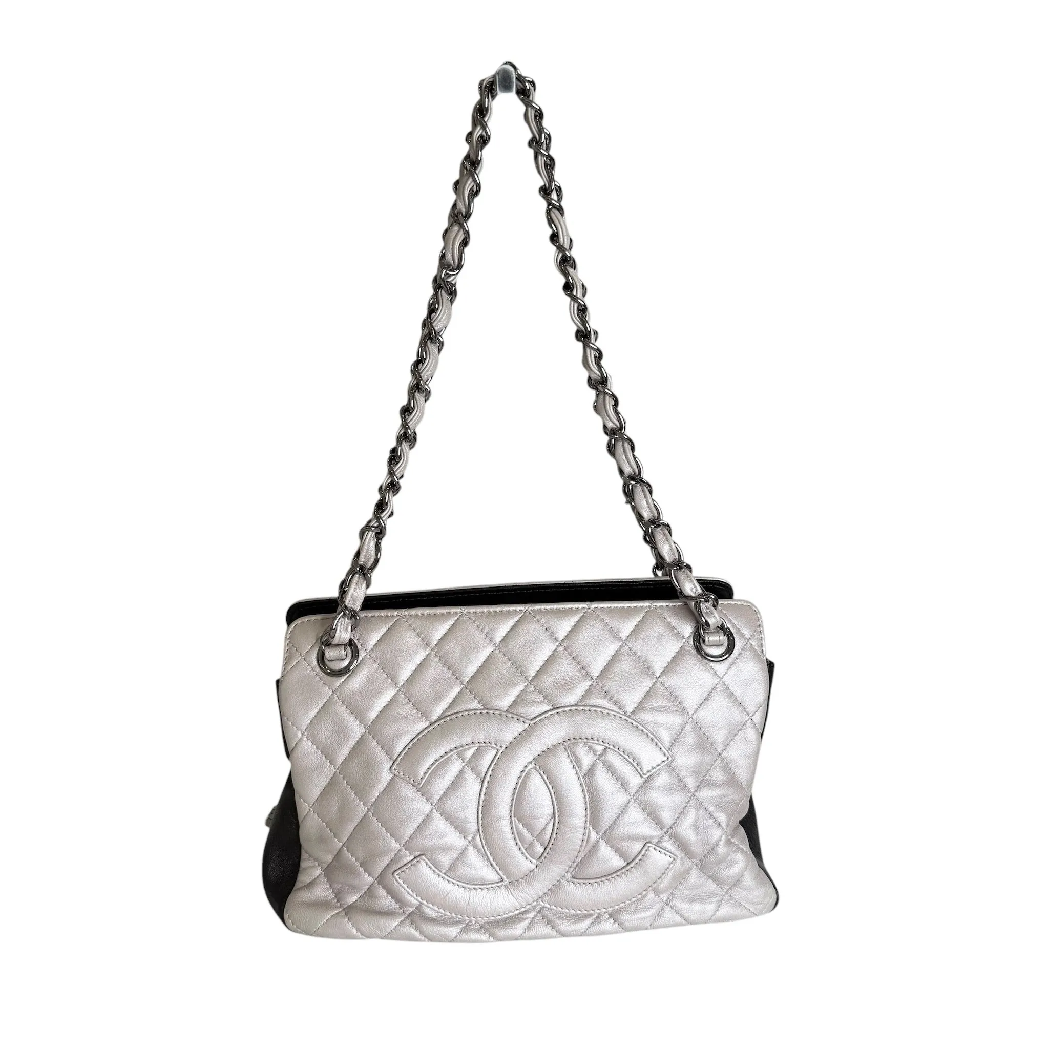 Metallic Lambskin Cocomark Bag