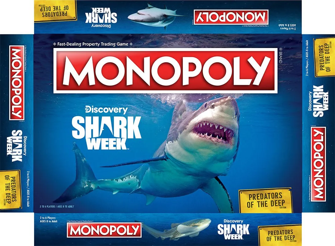 Monopoly Board Game - Shark Week Edition