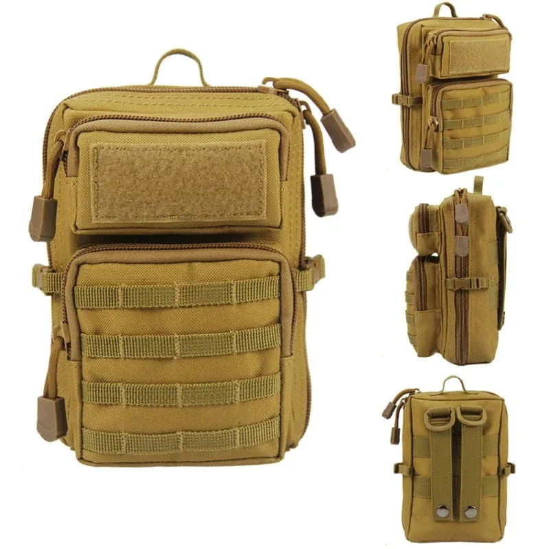 Multifunction Tactical Pouch Holster Military Molle Hip Waist Bag Wallet Purse Phone Case Camping Hiking Bags Hunting Pack