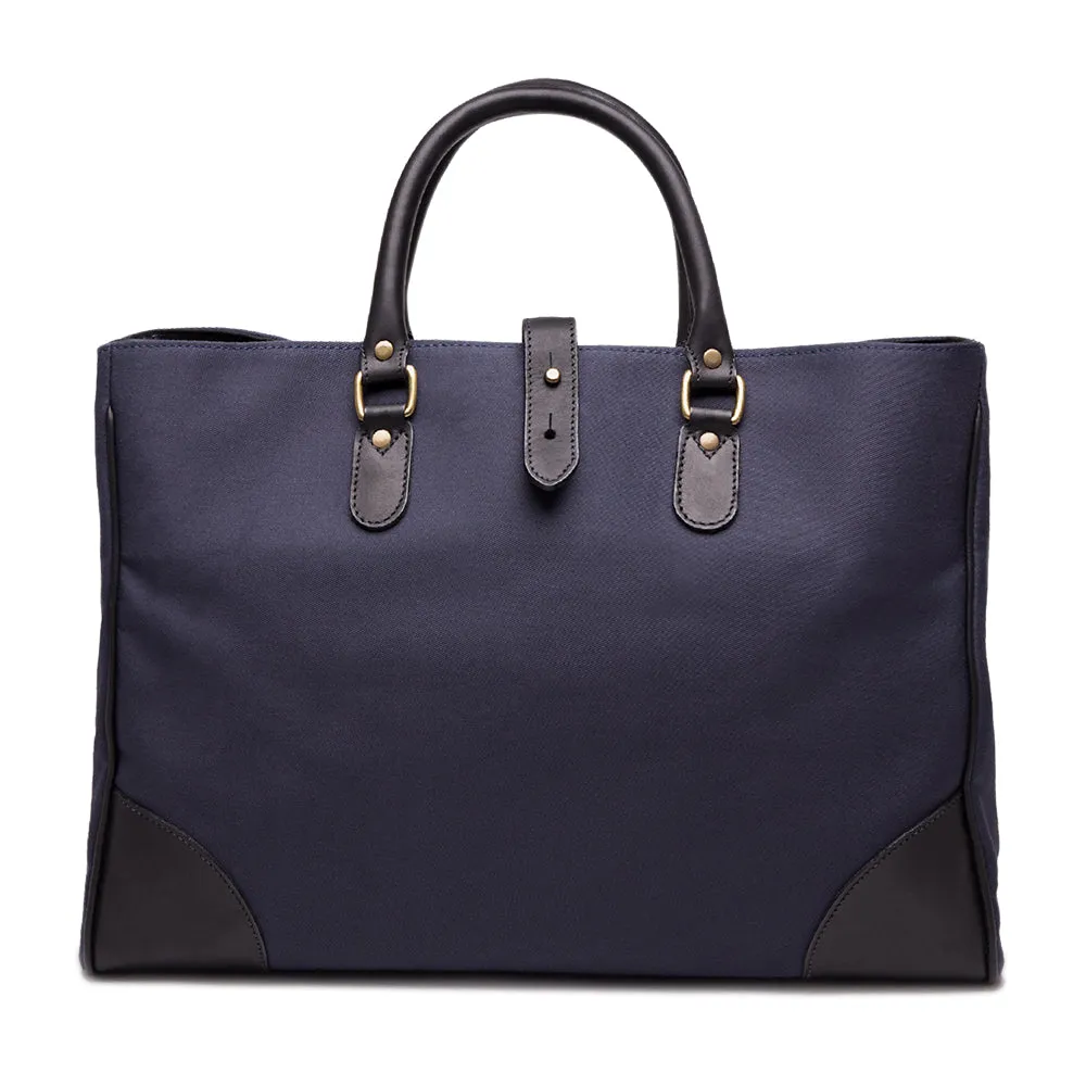 Navy and Black Tote Bag