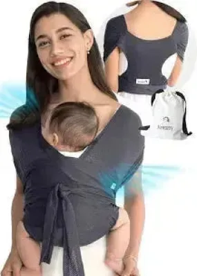 NEW Konny Baby Carrier FLEX AirMesh Charcoal Sz XS-XL