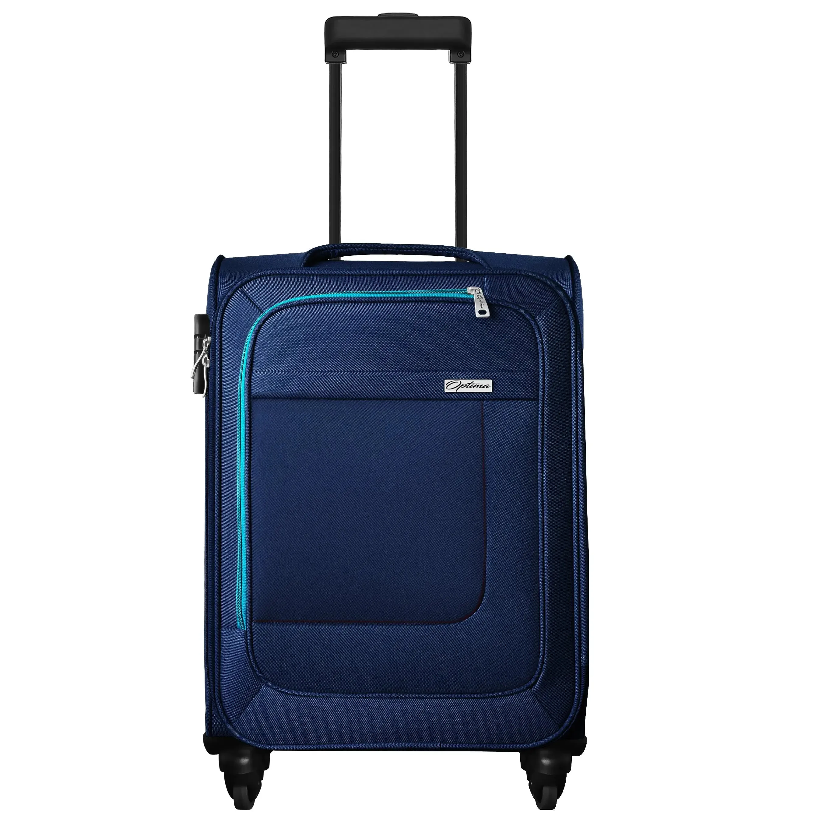 OPTIMA Prion Soft side Expandable Roller Luggage (20 inch Colour -Blue)