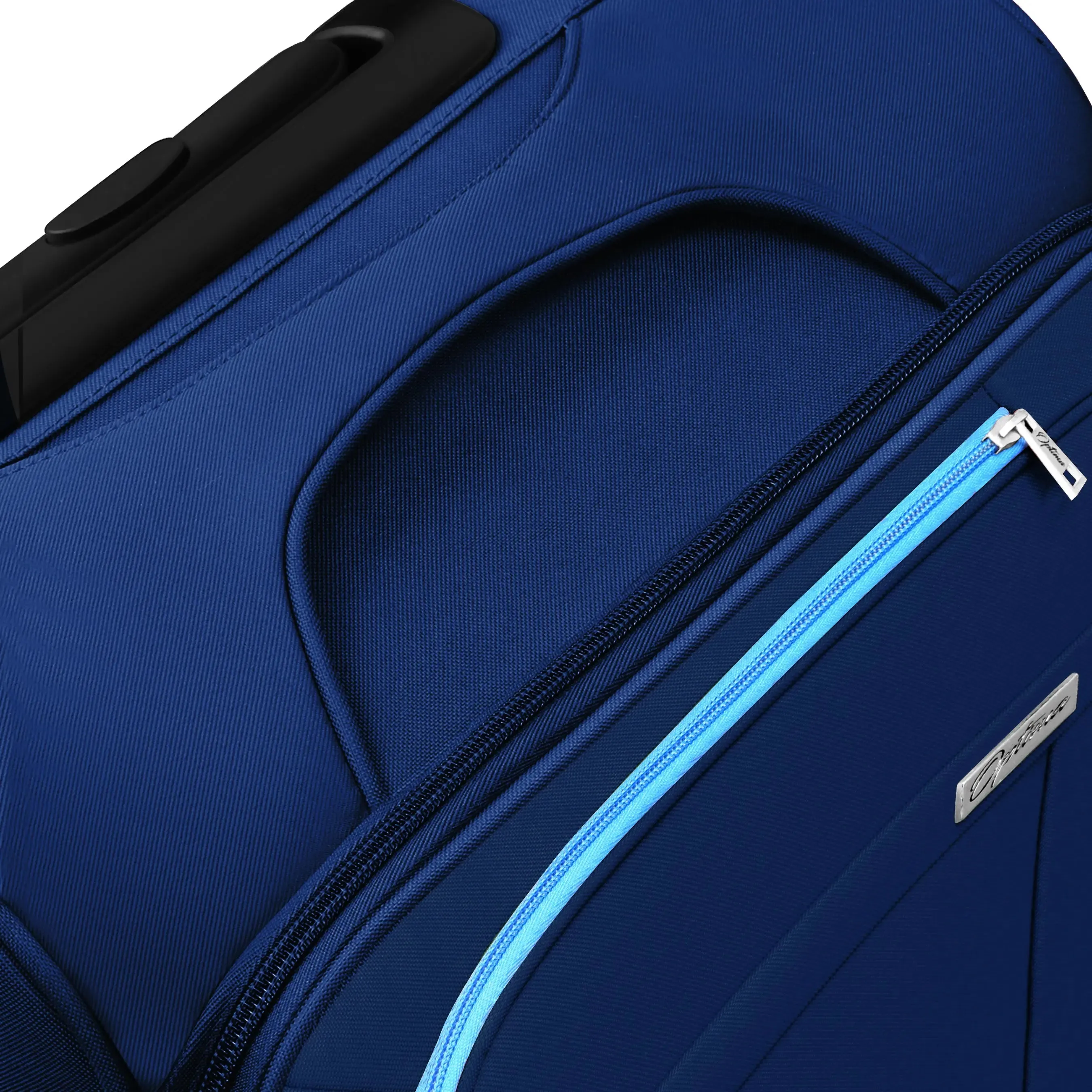 OPTIMA Prion Soft side Expandable Roller Luggage (20 inch Colour -Blue)