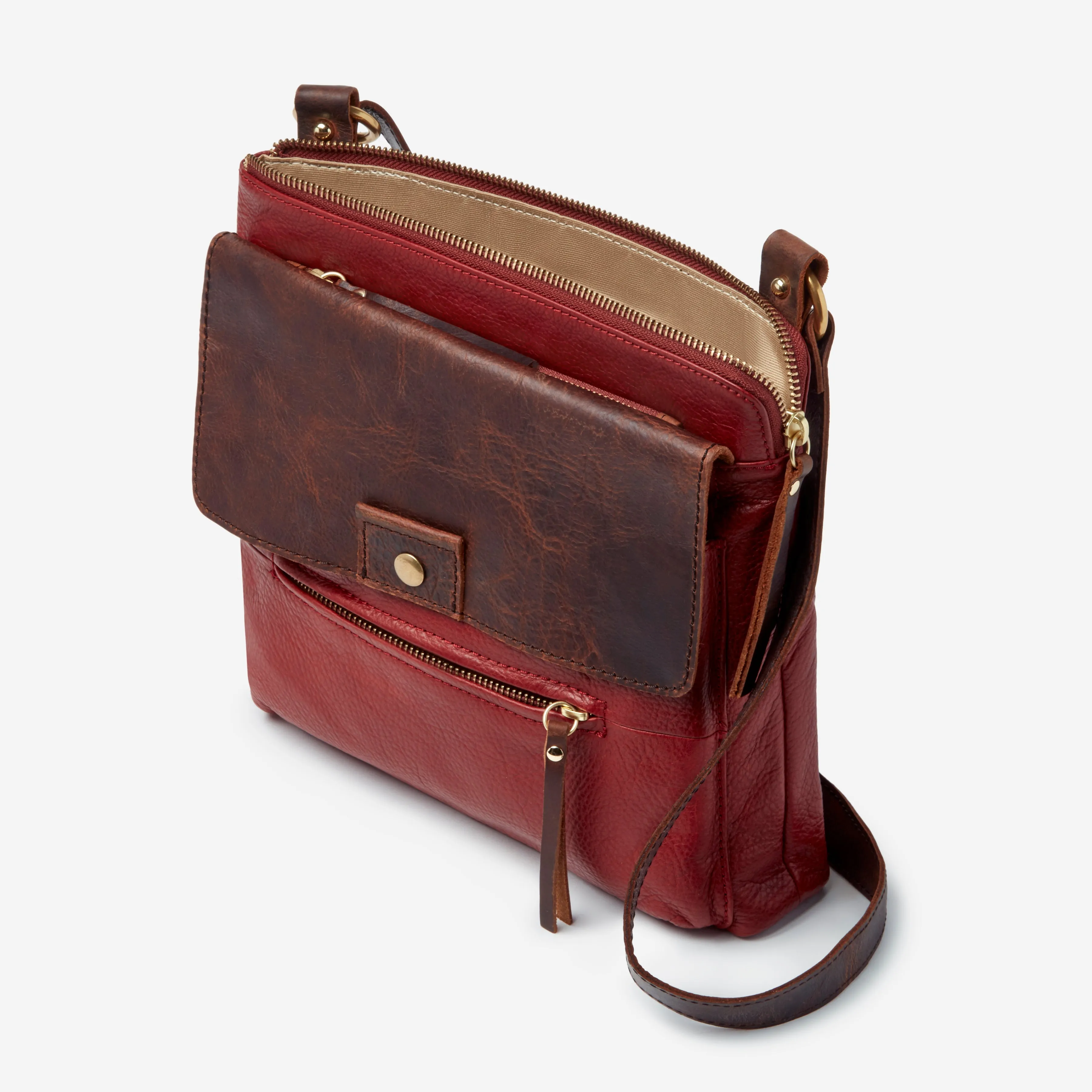 Osgoode Marley Leather Women's Luna Flapped Crossbody