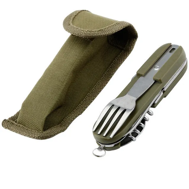 Outdoor Folding Tableware Spoon/Fork