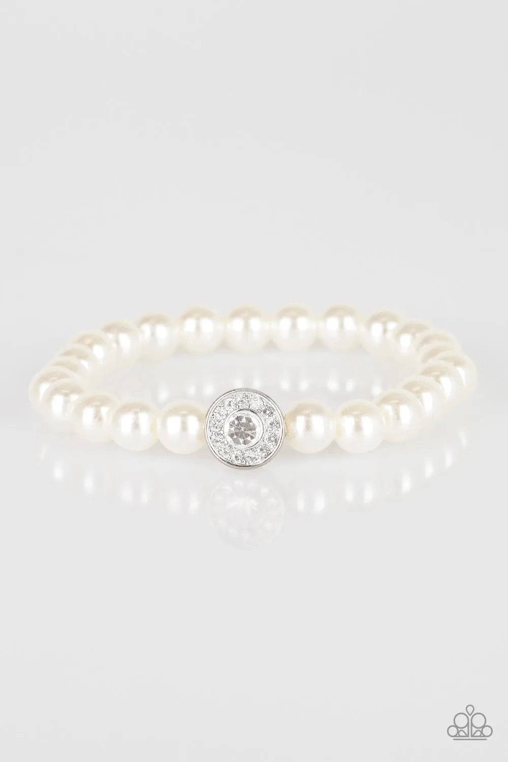 Paparazzi Follow My Lead Bracelet White