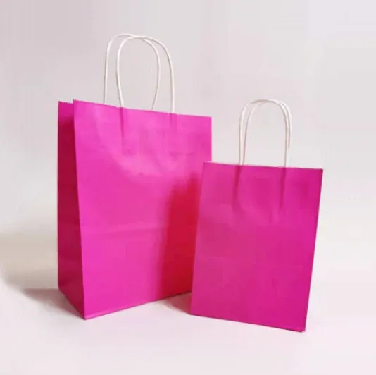 Paper Gift Bags, Paper Bags, Brown Paper Bags, Kraft Paper Bags, Shopping Bags, Retail Merchandise Bags, Paper Bag, Choose Size & Quantity