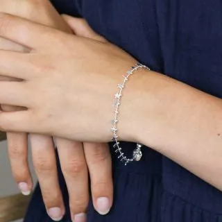 Peace Of Mind - Silver Plated Multi Star Bracelet