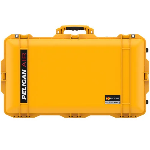 Pelican 1615AirWF Wheeled Hard Case with Foam Insert (Yellow)