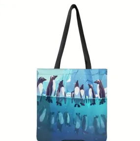 Penguin All-Weather Shopping Tote (16" x 14" x 5")