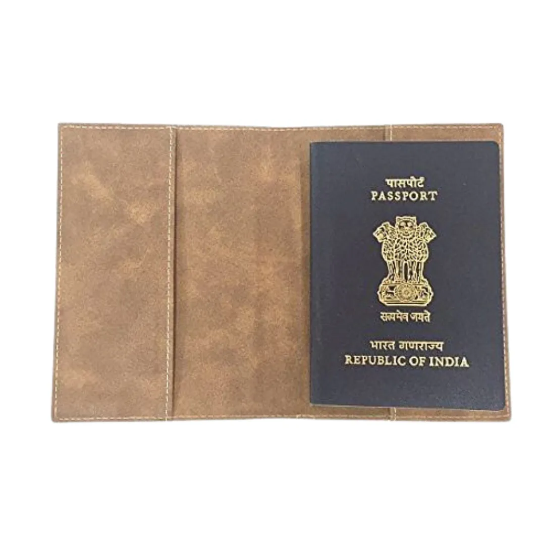 Personalized Gifts for Him Passport Holder-Mr Black Marble