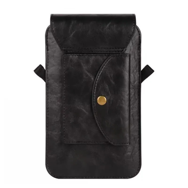 Phone Holster Crossbody Leather Belt Bag