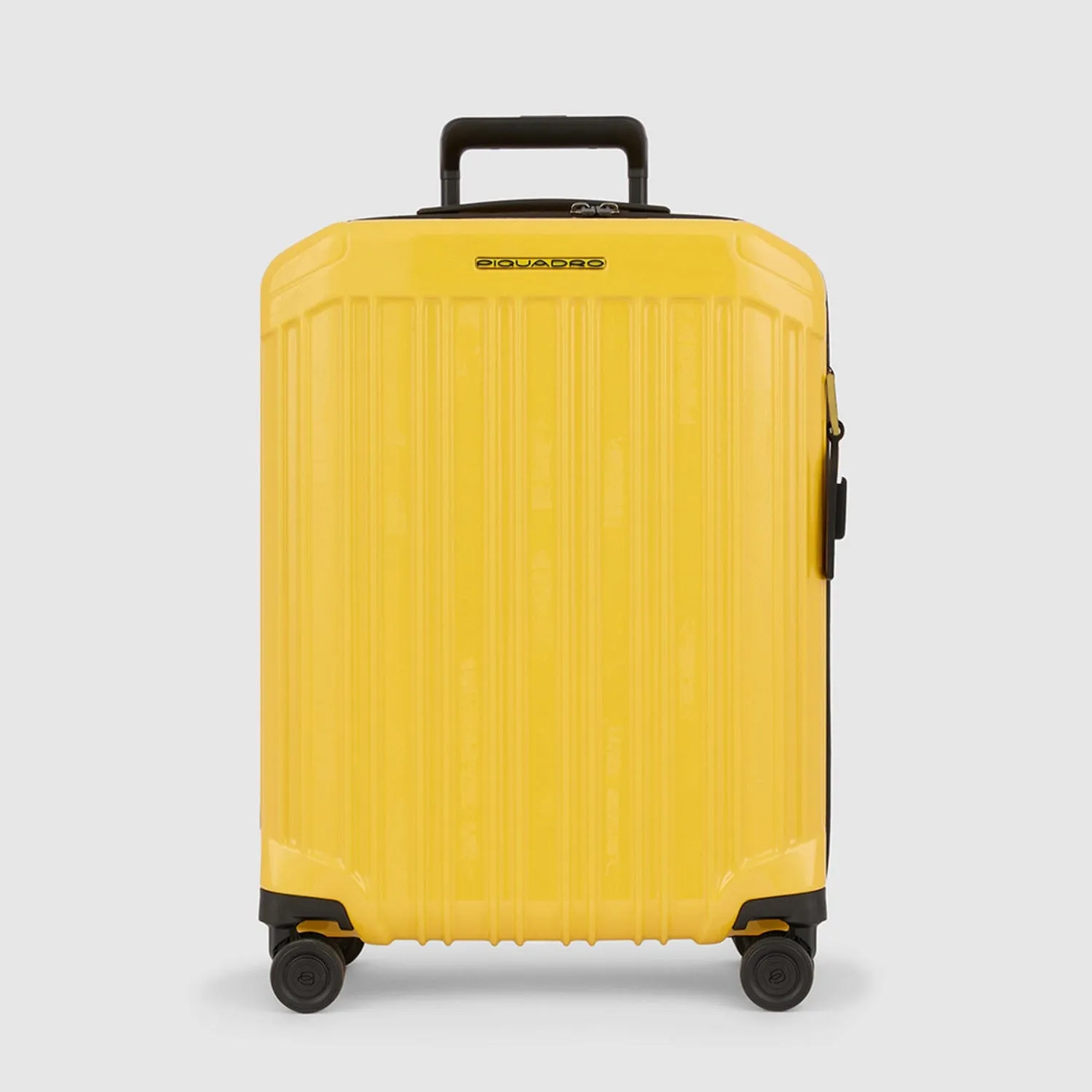 Piquadro Pq-Light 75Cm Hardcase 4 Double Wheel Large Check-In Trolley Yellow - Bv4428Pqls2/G2