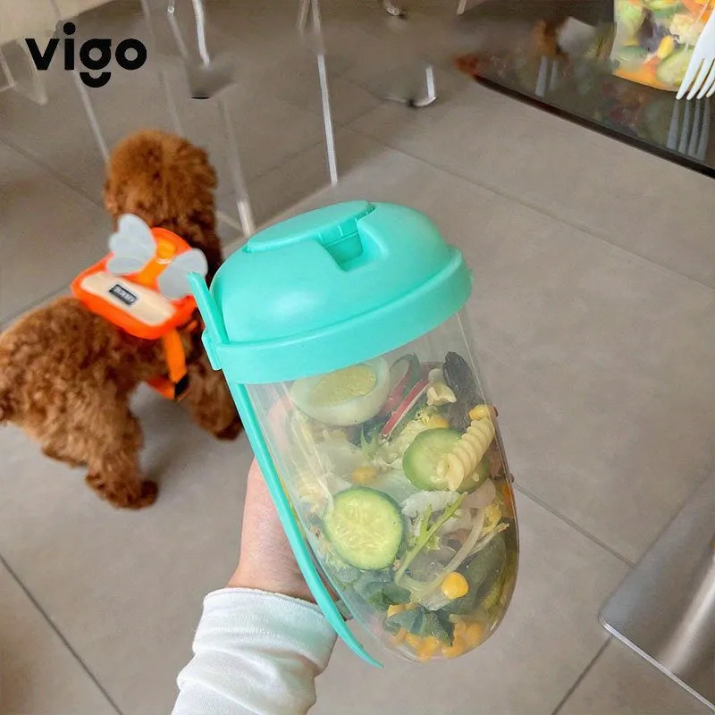 Portable Salad Cup Healthy Convenient  1Pc Container