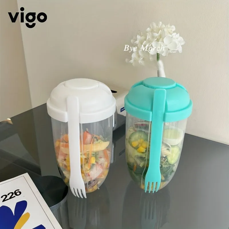 Portable Salad Cup Healthy Convenient  1Pc Container