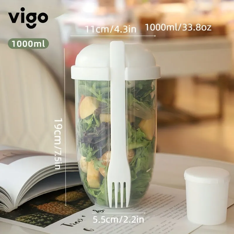 Portable Salad Cup Healthy Convenient  1Pc Container