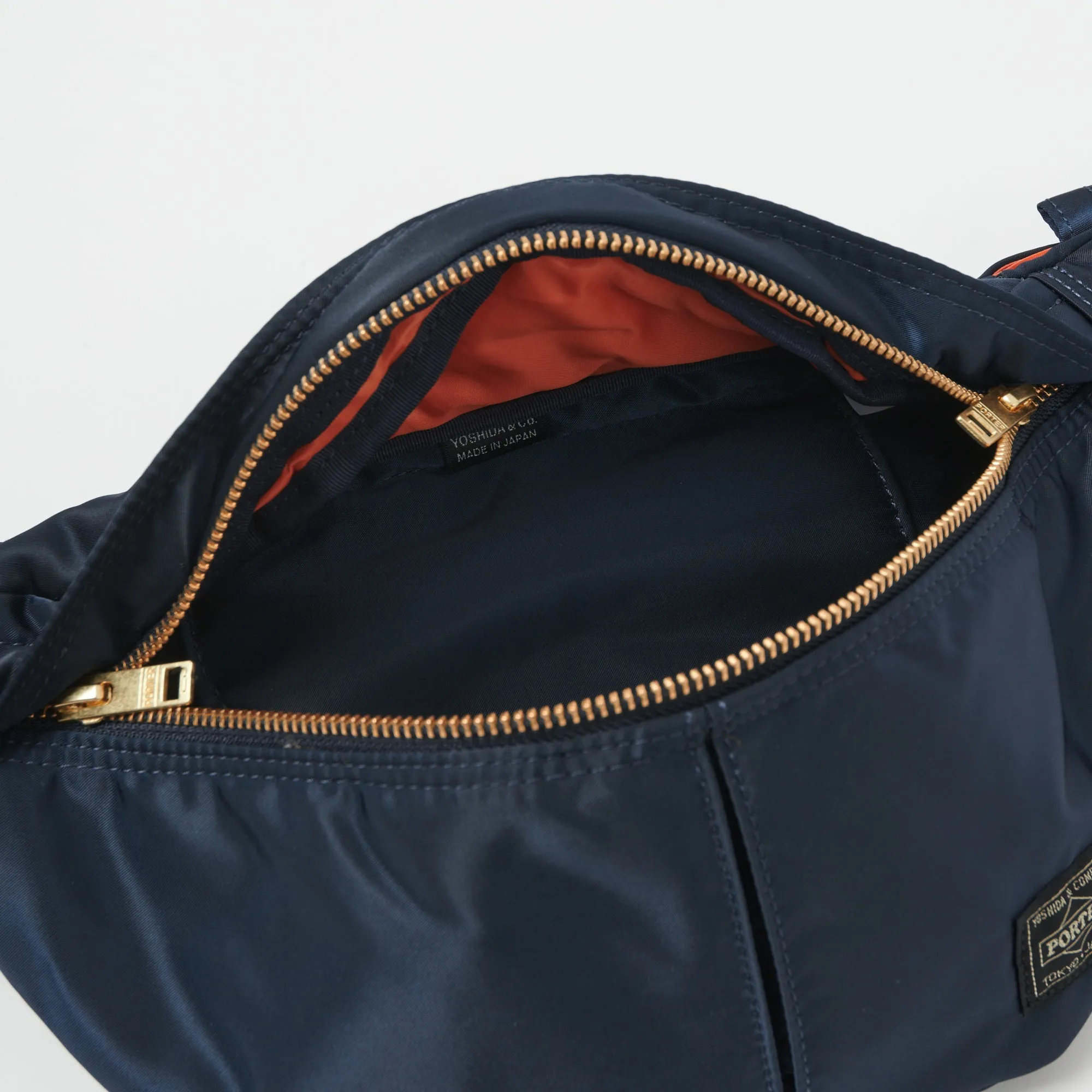 Porter-Yoshida & Co. Large Tanker Waist Bag - Iron Blue