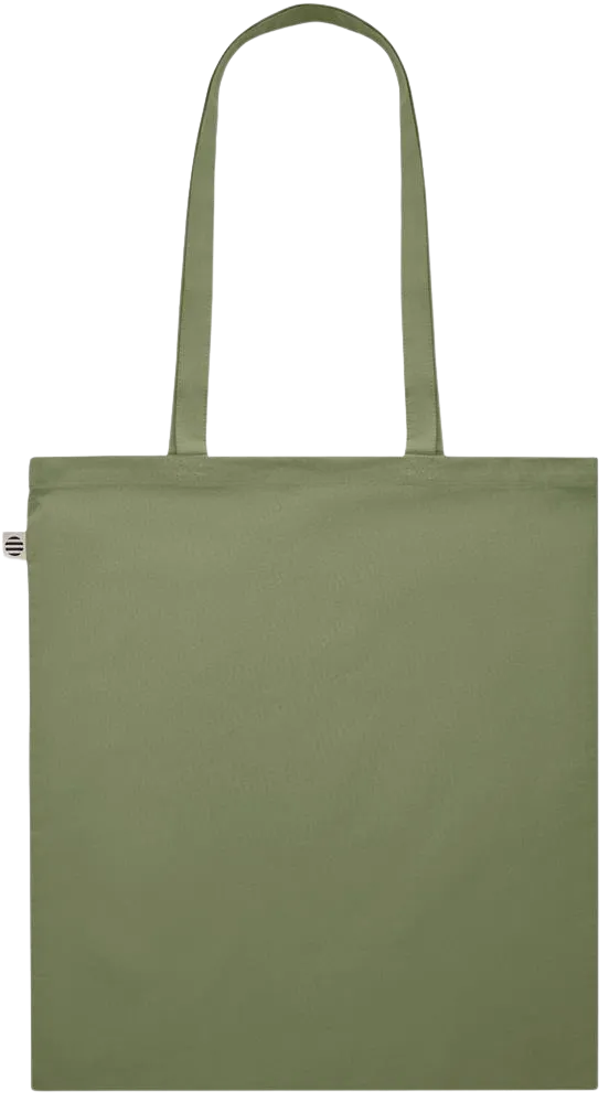 Premium colored organic cotton shopping bag