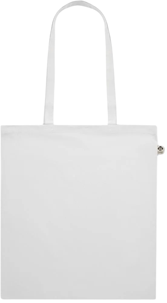 Premium colored organic cotton shopping bag