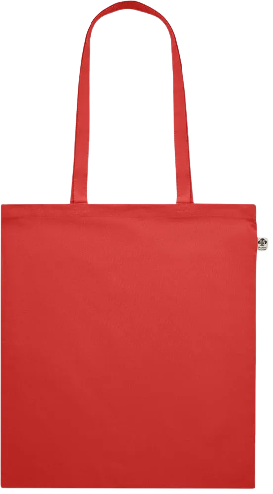 Premium colored organic cotton shopping bag