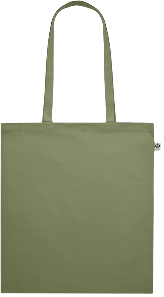 Premium colored organic cotton shopping bag