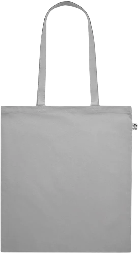 Premium colored organic cotton shopping bag