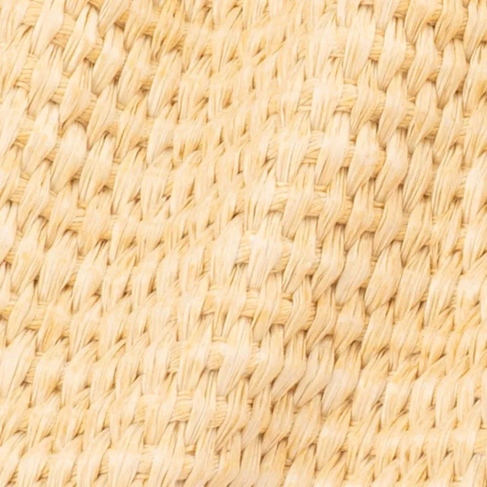 Queenie Woven Clutch in Natural