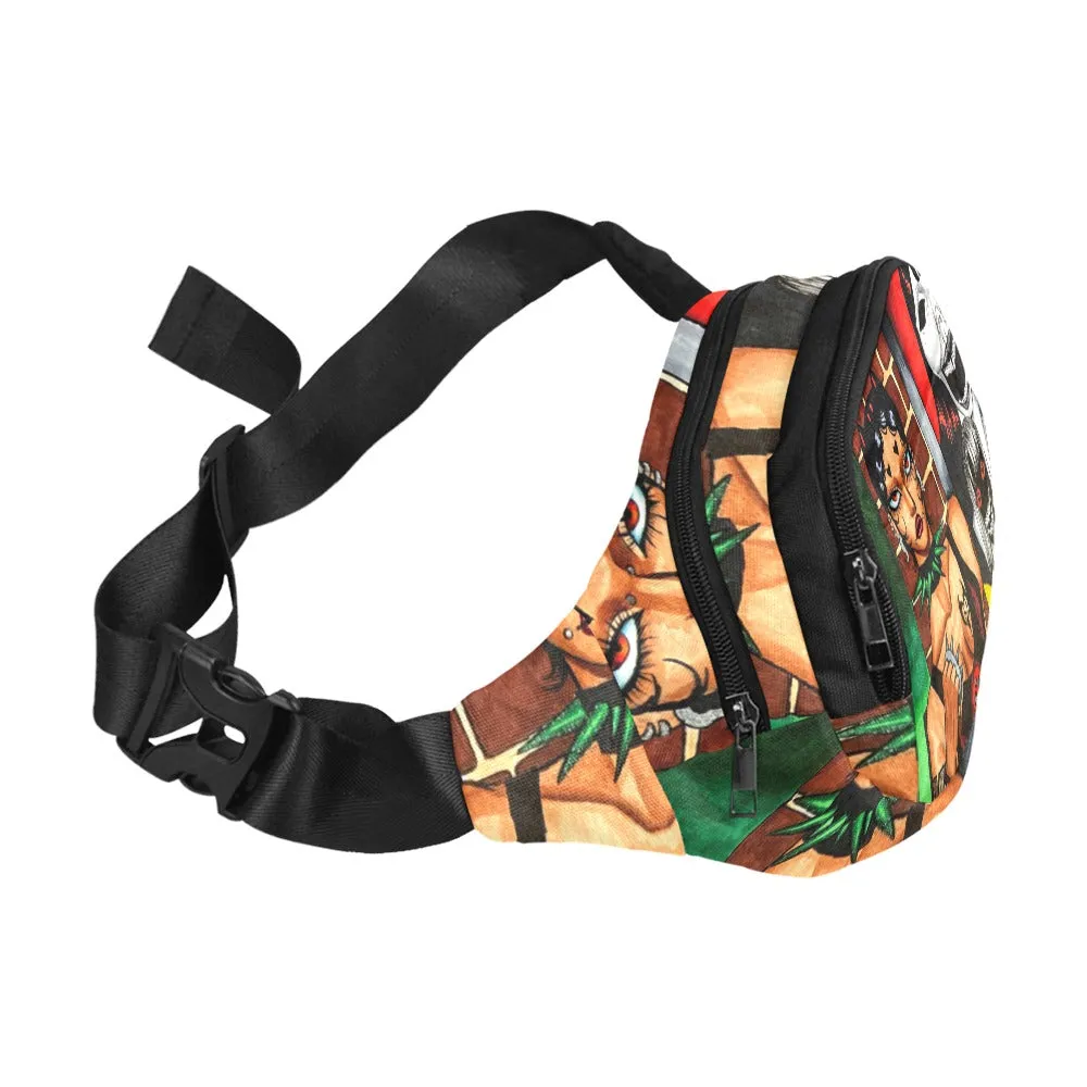 Quin 3 Unisex Fanny Pack / Waist Bag With Front Pocket