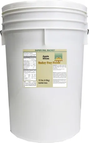 Rainy Day Foods Apple Slices 5 Gallon 6 lbs Super Pail - 96 Servings