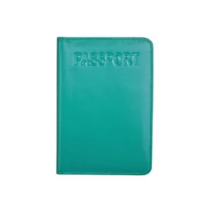 RFID Blocking Leather Passport Holder