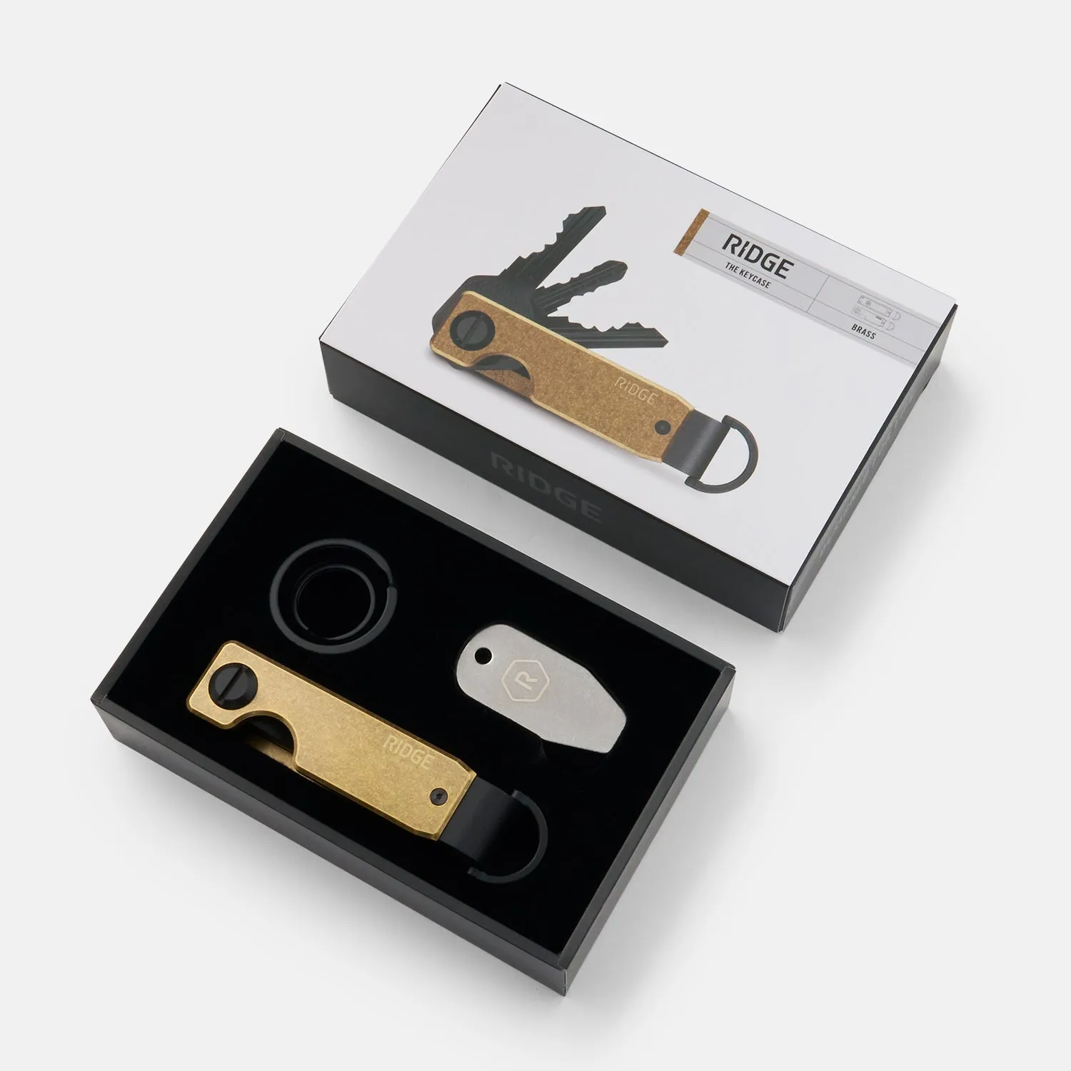 Ridge KeyCase - Brass