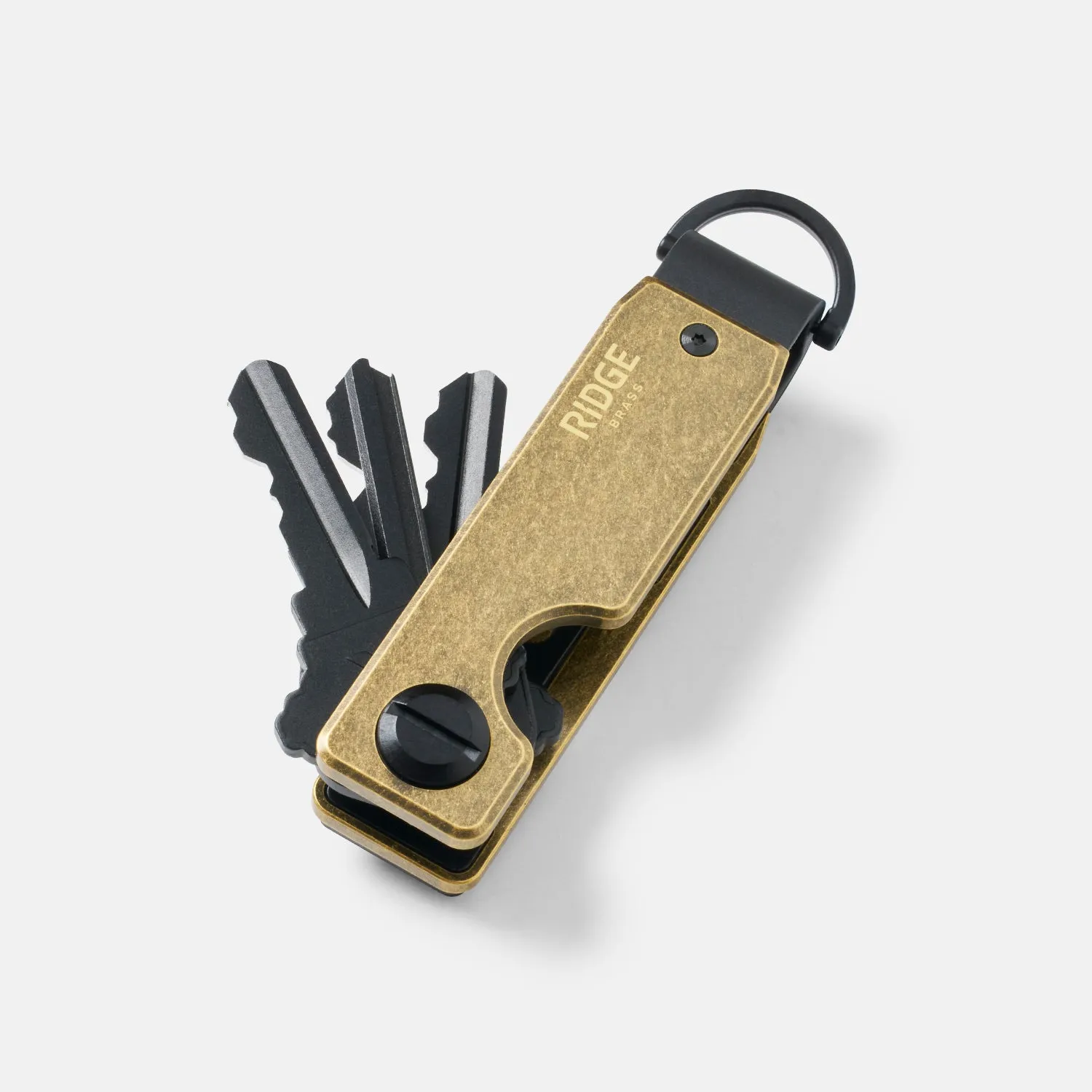 Ridge KeyCase - Brass