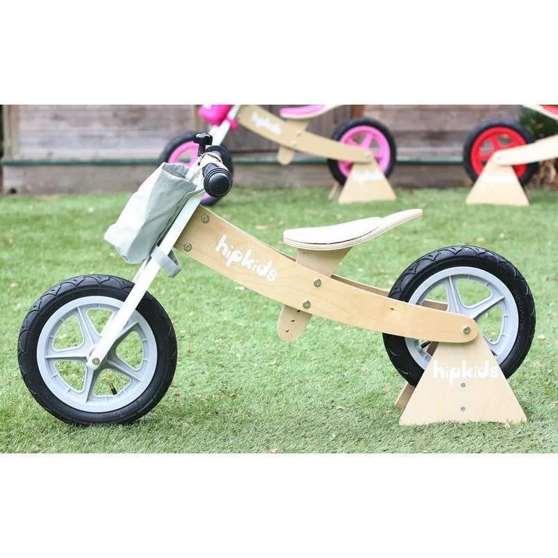 Short Axle - 2 in 1 Wooden Trike / Balance Bike