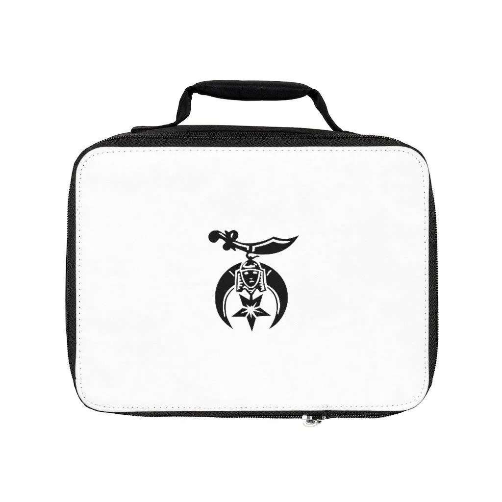 Shriners Lunch Bag - Black & White