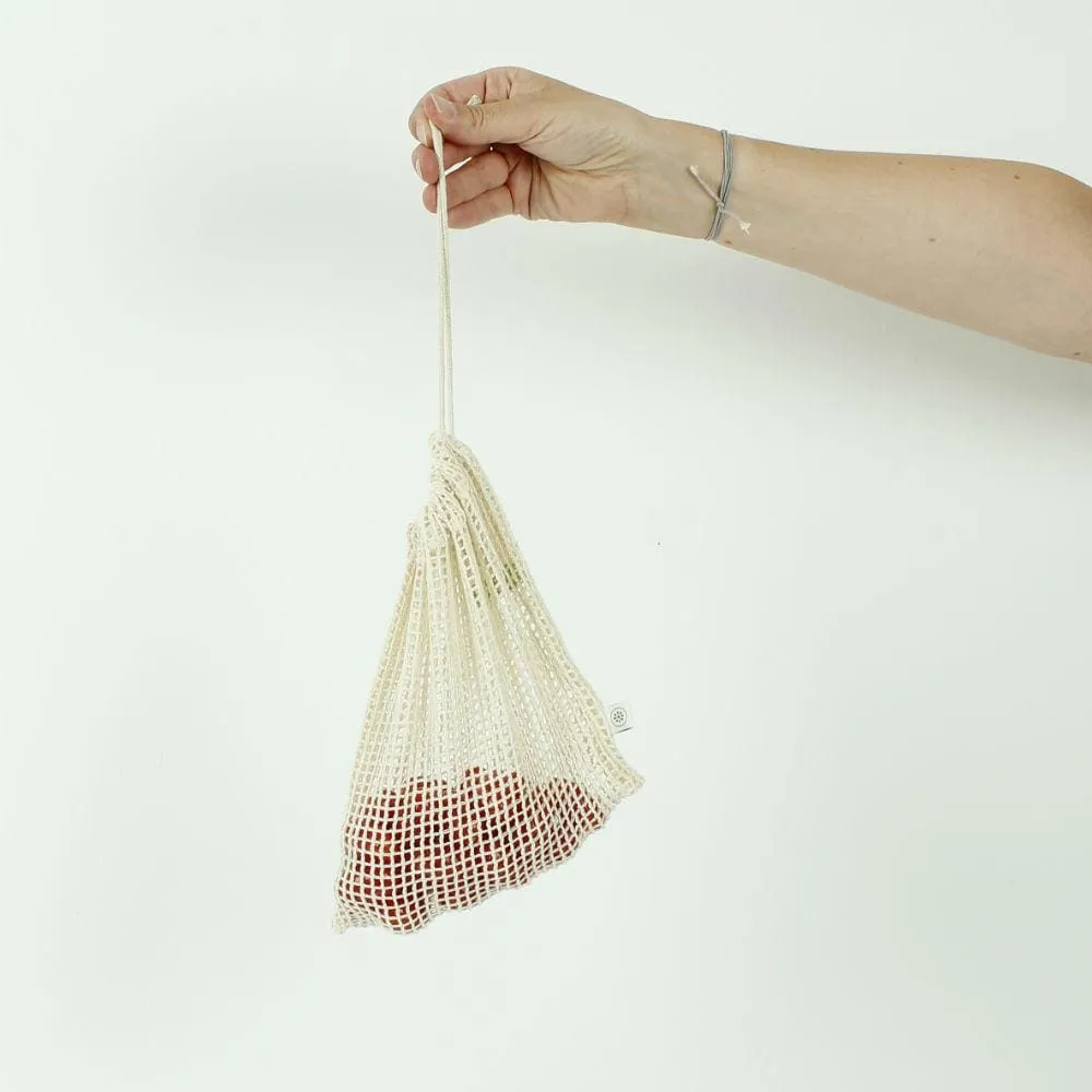 Small Recycled Cotton Mesh Produce Bag