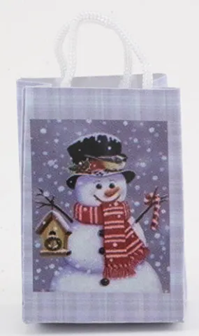 Snowman Themed Shopping Bag