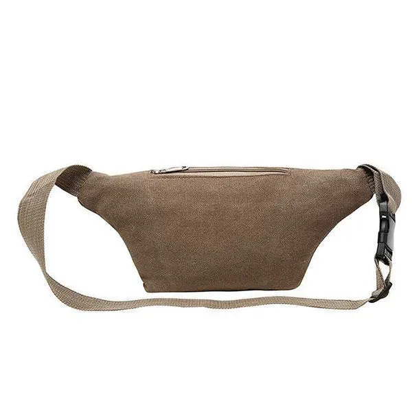 Sport Casual High Capacity Canvas Waist Pack