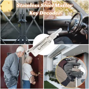 Stainless Steel Master Key Decoder