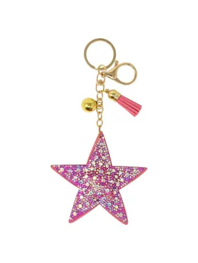 Star Jeweled Bag Charm