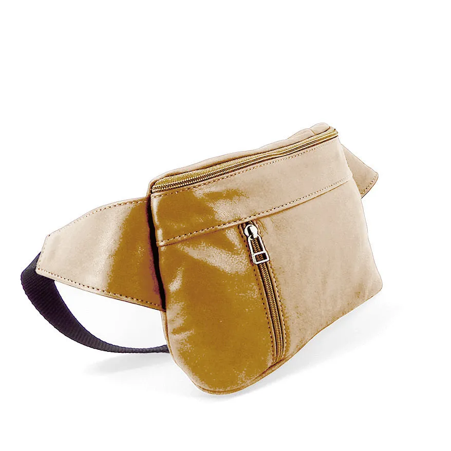 Sven multi-compartment leather fanny pack