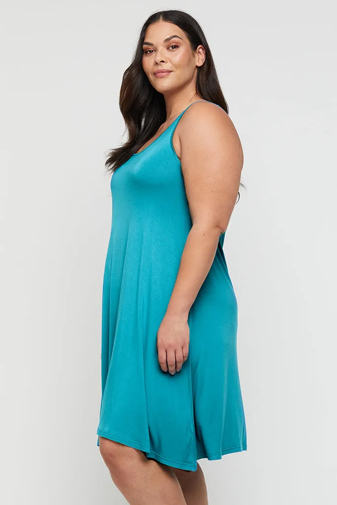 Swing Dress - Teal