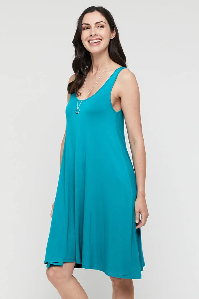 Swing Dress - Teal