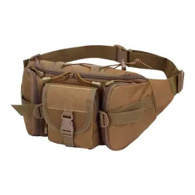 Tactical Outdoor Large-Capacity Waist Bag Jy-31 Brown