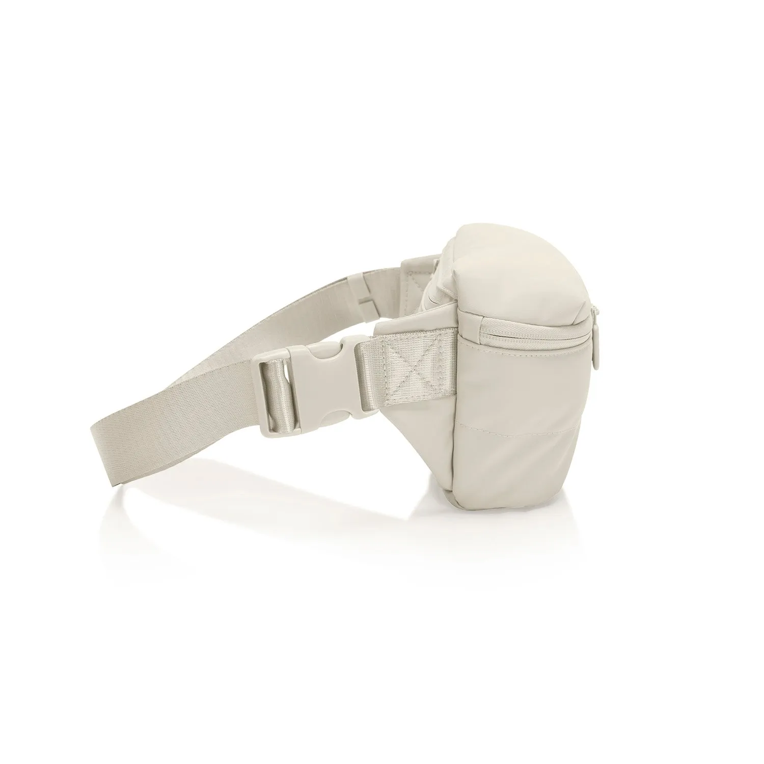 The Puffer Waist Bag - Off White