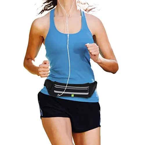 THIS INGENIOUSLY-DESIGNED RUNNING BELT TO HOLD YOUR KEYS, PHONE, AND CASH